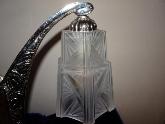 lampe à deux tulipes - vue secondaire